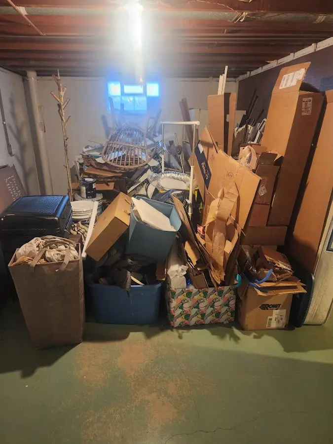 Roll-off dumpster container at job site for Construction Dumpster Rental in Kathleen